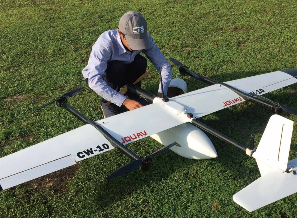 CW-10 VTOL fixed wing drone
