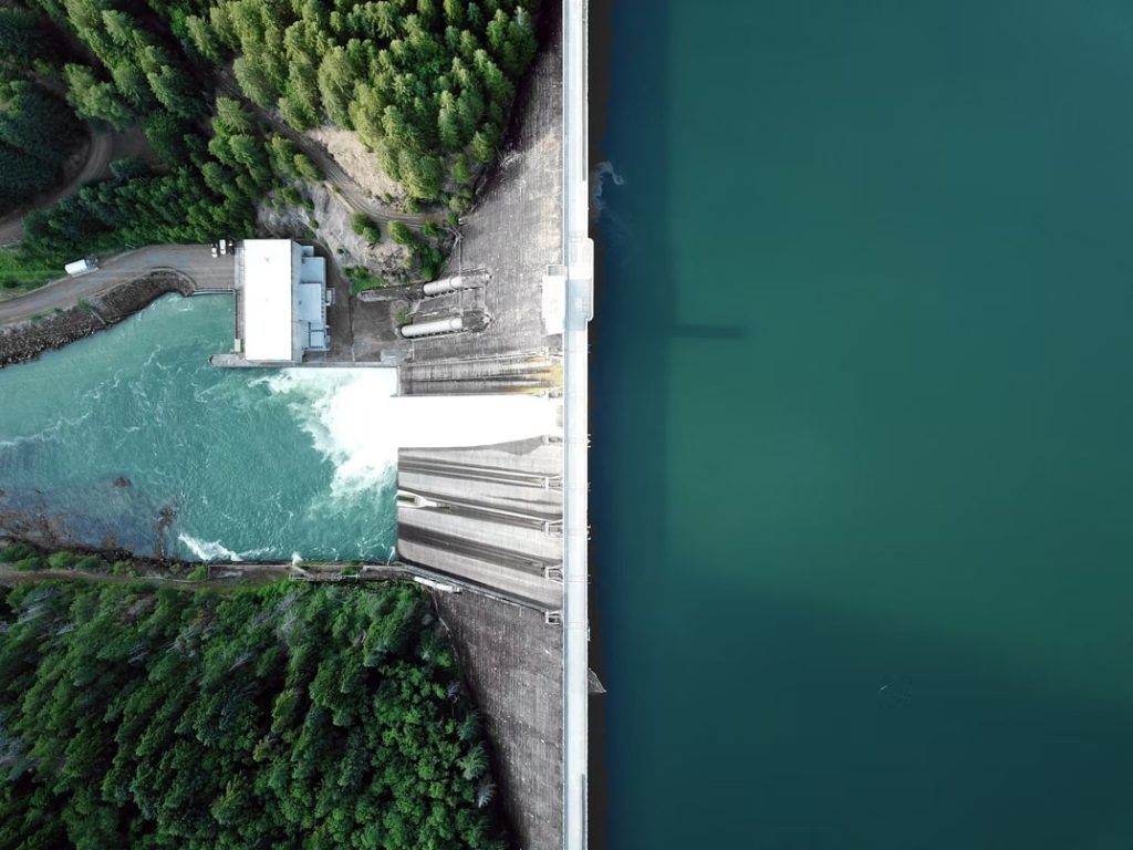 Drone surveying for dams