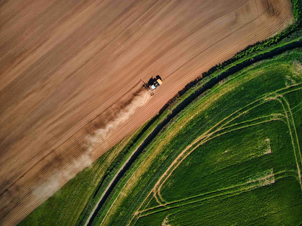 Gas powered drone in agriculture