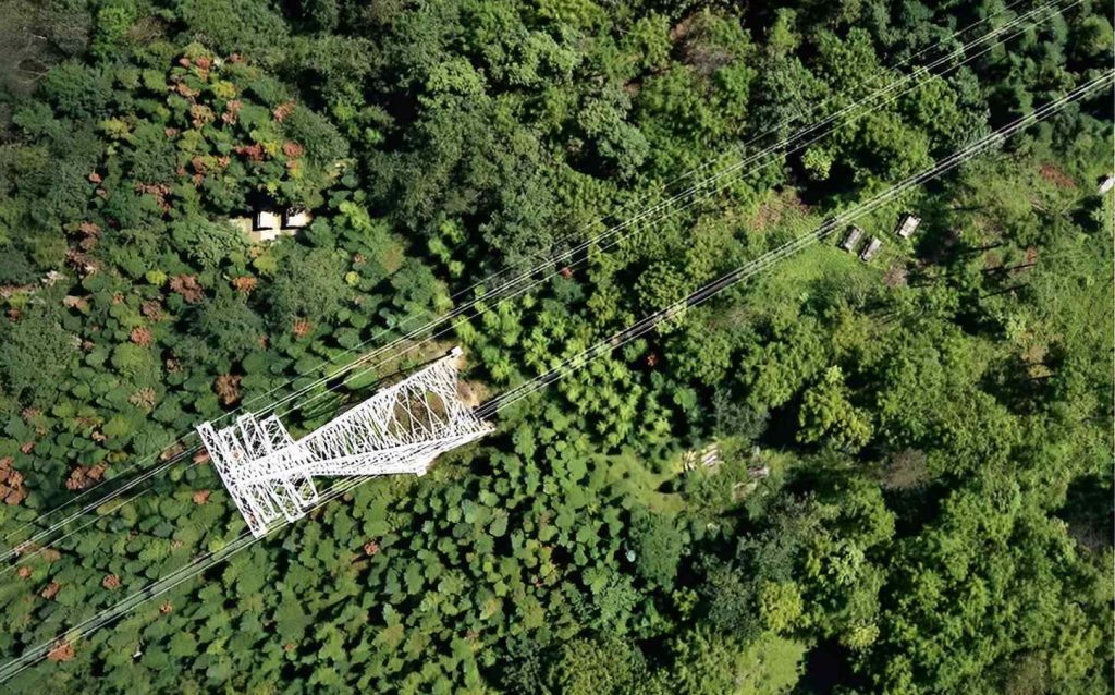 Oblique imagery of Guangdong power line inspection