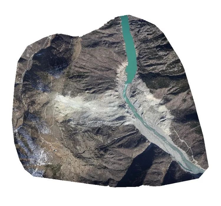 DOM of Jinsha river landslide