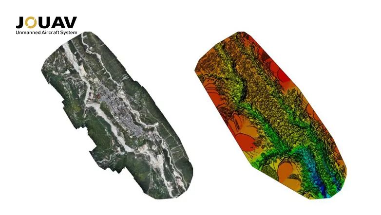 Orthographic map of Luding earthquake 