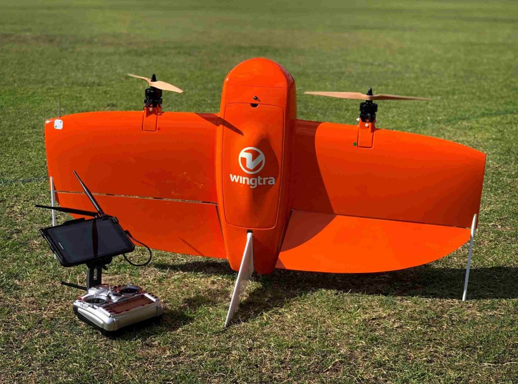 WingtraOne Gen II VTOL fixed wing drone
