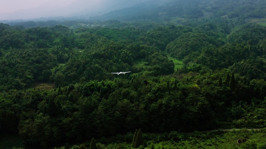 JOUAV surveillance drone maps large area