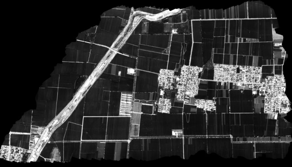 812nm single-band image opened in ENVI