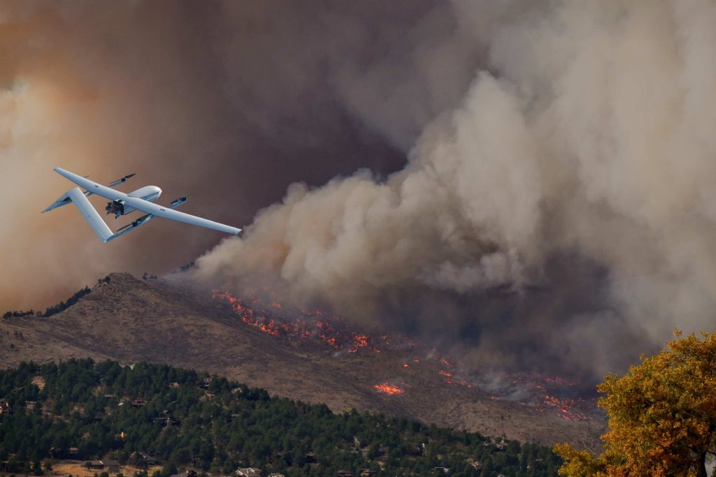 Firefighting drones