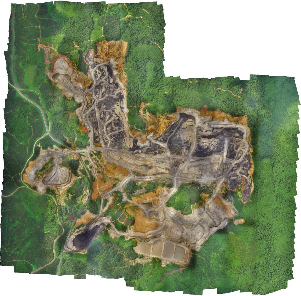 Orthomosaic map of PUMA