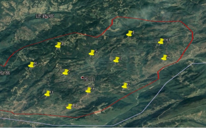 GCP placement for irregularly shaped areas