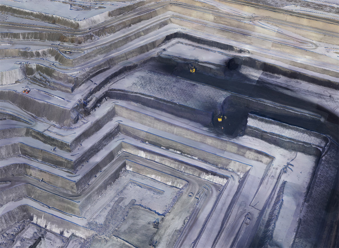 3D model of Baorixile open-pit mine