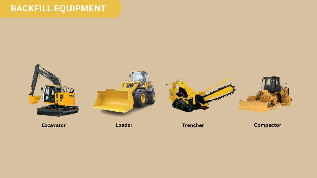 Backfill equipment