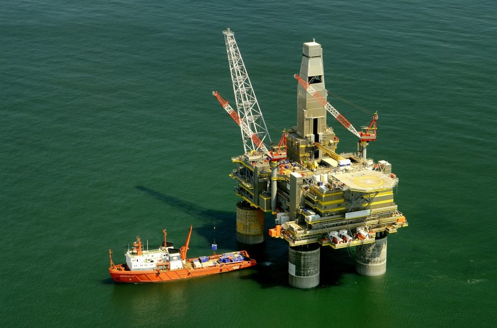 Offshore oil rig