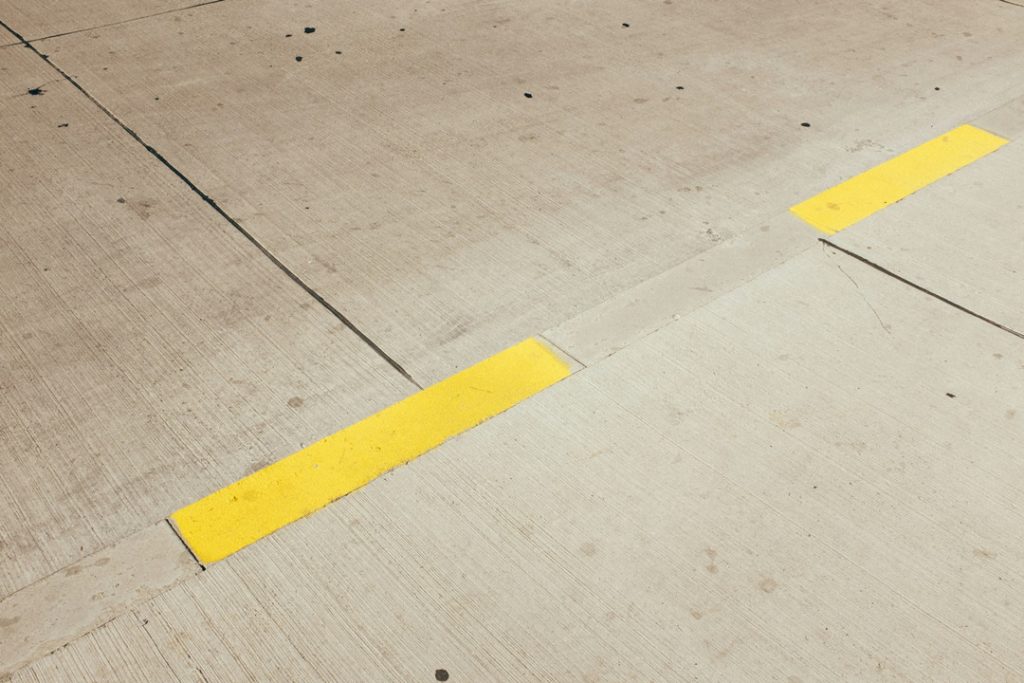 concrete paving road
