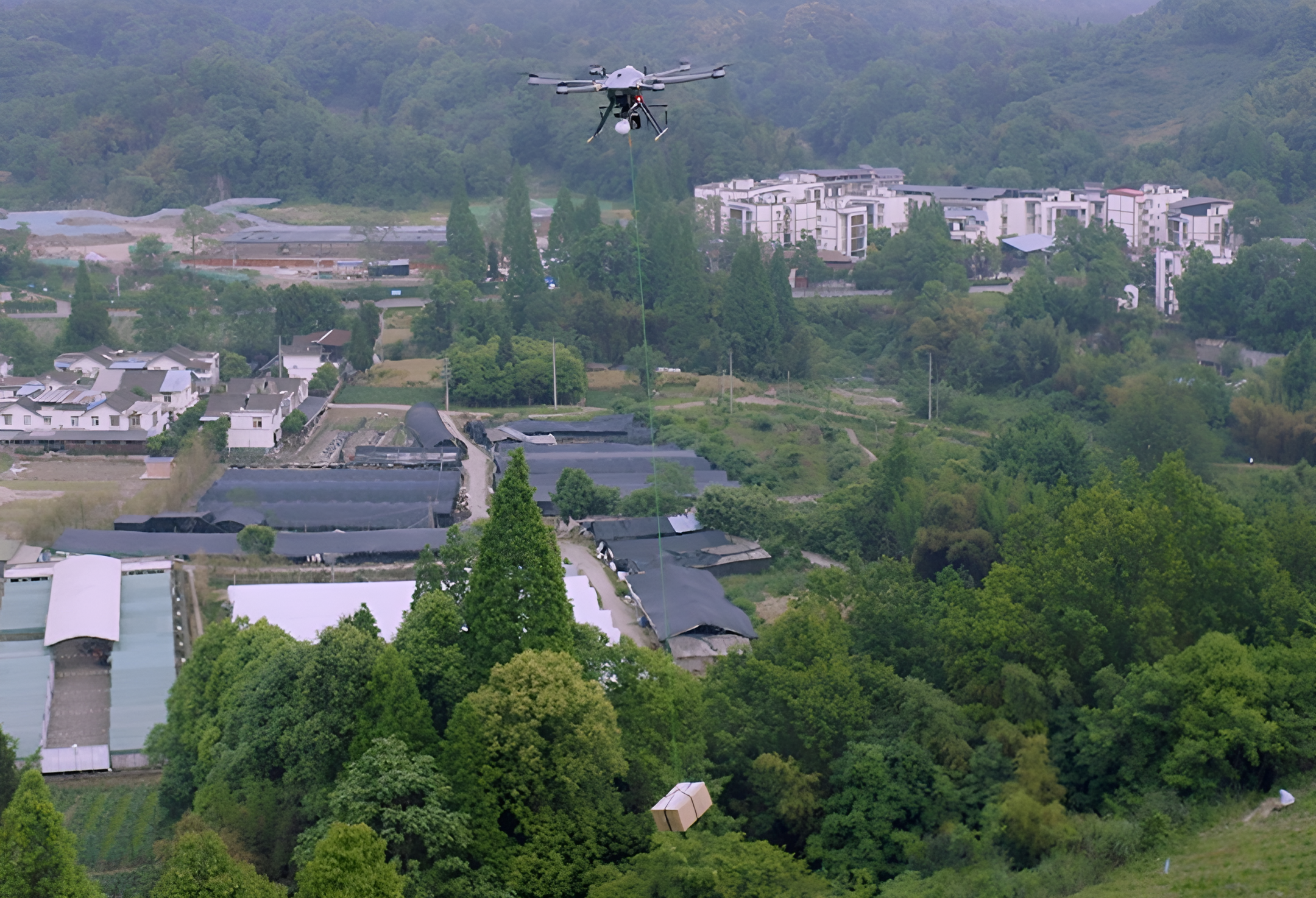 The PH-20 UAV is mounted for cargo transport