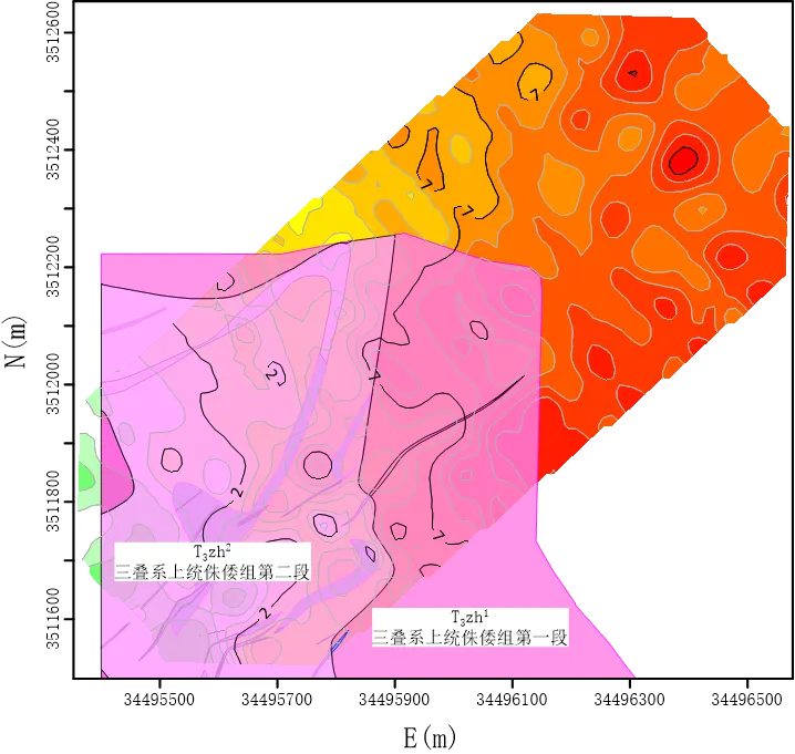 Aeromagnetic survey of mining areas